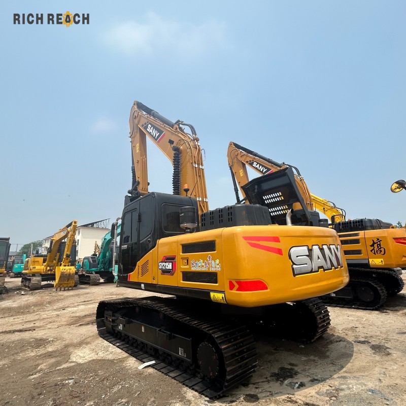 Boom cylinder and reinforced arm of a 2020 SANY 215H excavator priced at $31,944